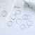 Import New Fashion Ring Cut-out Twist Female Ring Set Nine Piece Set from China