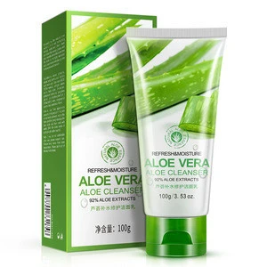 New Organic Bady Face Use And Female Gender Aloe Vera Gel Facial Cleanser