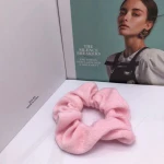 New plush large intestine hair scrunchies sweat absorbing sports towel material