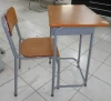 new school single furniture student used wooden furniture desk and chair