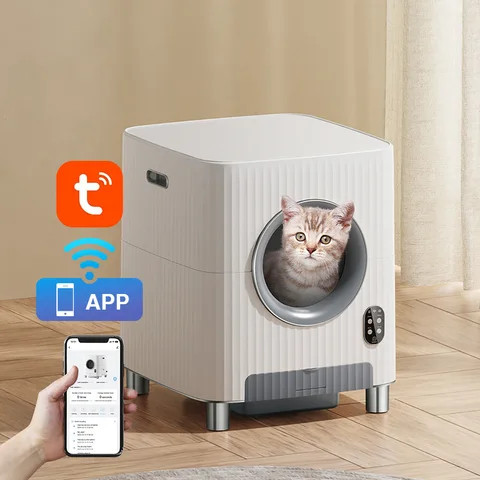 Buy New Self-cleaning Cat Litter Box Deodorizing Automatic Large ...