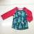 Import New style Wholesale floral print tops boutique mommy and me raglan shirts from China