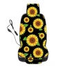 New Sunflower 12V Car Winter Singleseat Electric Heated Heater Seat Cushion Pad Cover Universal