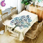 New Technology Digital Custom Printed Waterproof Polyester Table Cloth 140*240cm