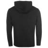 New Year Black slim fit full zipper hoodie for boys and girls