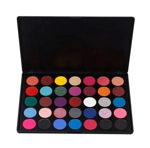 Newest Design Hot Selling Waterproof Private Label 35 Color Eye Shadow