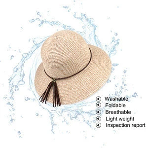 Newest Washable and foldable Women Summer Straw Hat