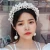Import newest women padded velvet sponge headband fashion luxury pearl headband baroque bridal headband for bride hair accessories from China
