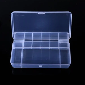 newup Wholesales Clear Plastic Fishing Tackle Box Bait Containers 10 grid double-layer tool box luya box