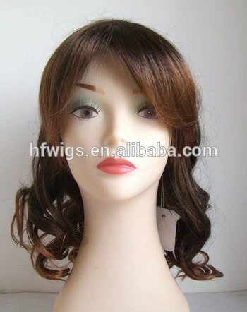 NO tangle can dye synthetic wig, synthetic hair wig, lace front silk top synthetic wig