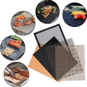 Non Stick BBQ Mesh Grill Mat Churrasco Barbecue Liner Roaster Tools Cooking Sheet Barbacoa Bbq Grill Accessories for Outdoor