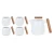 Import Nordic Designer Wood Handle Coffee Ceramic Tea Cup Set Coffee Cups Pots Set with Stainless Steel Stainer Gift Box Gift from China