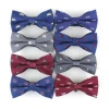 novelty custom mens polyester wedding party bow tie with logo