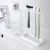 Import Novelty White Countertop Standing Storage Shelf Sturdy Razor Holder Metal Toothbrush Holder from China