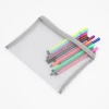 Nylon Office Supplies Two-layer Padfolio Portfolio Mesh Nylon A4 Document File Bag