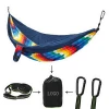 Nylon Portable Camping Hammock With Tree Straps Outdoor