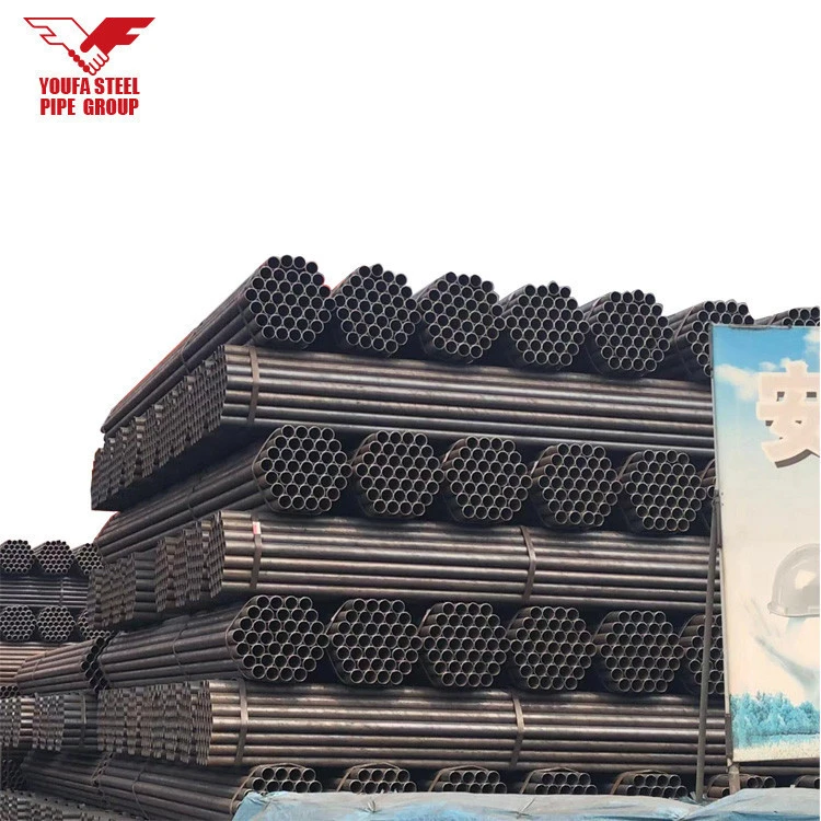 ODM and OEM srevices  erw iron pipe  from Tianjin factory