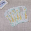 OEM good quality Plastic disposable and custom printed bib for newborn baby 3plys waterproof absorbent disposable bib
