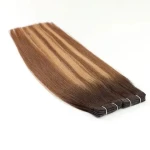 OEM Seamless Raw Indian Virgin Remy Hair Highlights Seamless Tape In Extensions