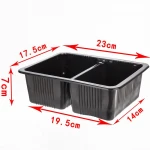 OEM/ODM microwaveable sealable frozen meat/fruit/vegetable packing supermarket blister PP plastic trays for food