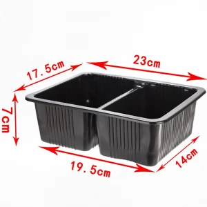 OEM/ODM microwaveable sealable frozen meat/fruit/vegetable packing supermarket blister PP plastic trays for food