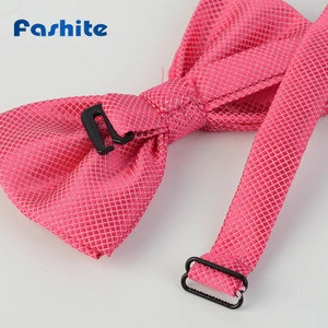 Online shopping handmade customized size pink color kids bow ties for sale