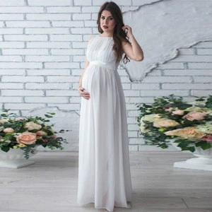or10593h Best selling maternity dress ladies long dress chiffon clothing