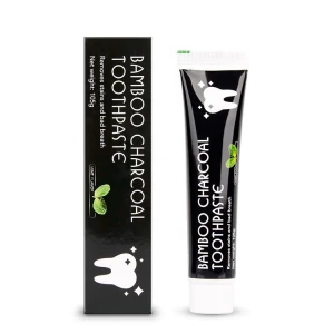 Oral Hygiene Dental Teeth Whitening 105g Minty Toothpaste Natural Activated Charcoal Bamboo Toothpaste
