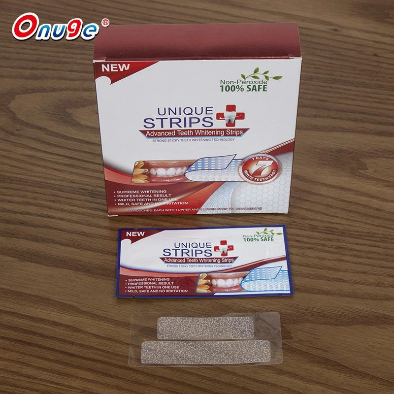 Oral Hygiene Products White Strips Private Label Non Peroxide Teeth Whitening