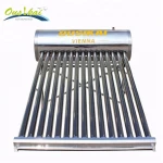 OUSIKAI Non-Pressurized Stainless Steel Solar Water Heater / Calentadores Solares / Calentador de agua solar (8-50 tubos)