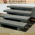 outdoor and indoor black granite stair step