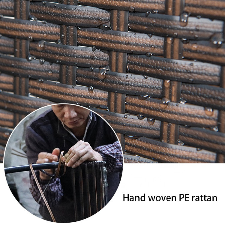 Buy Outdoor Furniture Uv Resistance Pe Wicker Set Bamboo Dining Garden