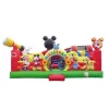 Outdoor Playground Mickey Mouse Inflatable Bouncer with Basketball Hoop