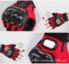 outdoor riding gloves anti falling safety protective Half Finger Gloves for motorcycle mitten