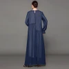 Owner Designer brand oem label manufacturer pakistani clothes kimono sleeves front new model abaya in dubai
