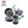 Parini glass ceramic copper cookware india 6pcs stainless steel cookware set