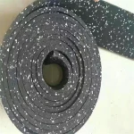 Patio Speckle Crossfit / Fitness Gym outdoor rubber flooring