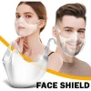 PC transparent protective face shield splash-proof face shield wholesale adjustable clear size face shield