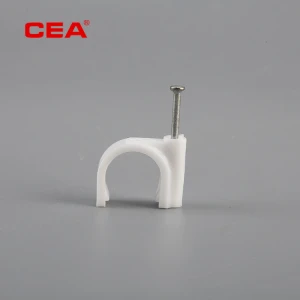 PE Plastic cable holder clip,plastic wall cable clip