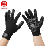 Pet Grooming Gloves pet Cleaning Brush Comb Rubber Five Fingers Deshedding Pet Gloves For Dog Animals Bathing Supplies