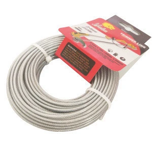 Petrol / Gas Power Type and CE Certification nylon trimmer line steel 3.0mmX15M