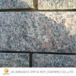 Pink color quartzite mushroom stone for exterior wall cladding tile