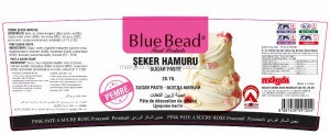 Pink Edible Sugar Paste Fondant For Cake Decoration (Blue Bead Brand)