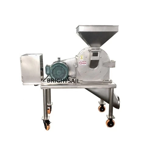 Pinned disc type nutmeg crushing grinder turmeric powder grinding mill machine