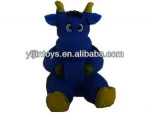Plastic cow figure toy;3D caroon cow toy;Vinyl animal figure toy