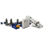 Plastic raw material machinery pp pe film plastic granulators