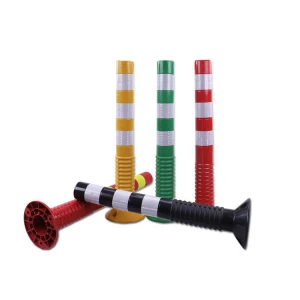 plastic temporary bollards t top plastic safety bollard cover for sale durable traffic barrier price