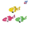 Plastic toy swimming wind up fish for baby bath