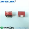 Plastical Red/Blue 1~12 Position Rotary Dip Switch