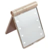 Pocket mirror with 8 LED Lights Cosmetic Makeup Mirror With LED Lights